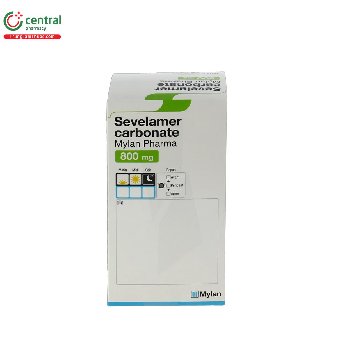 sevelamer carbonate 800mg mylan pharma 4 M4512