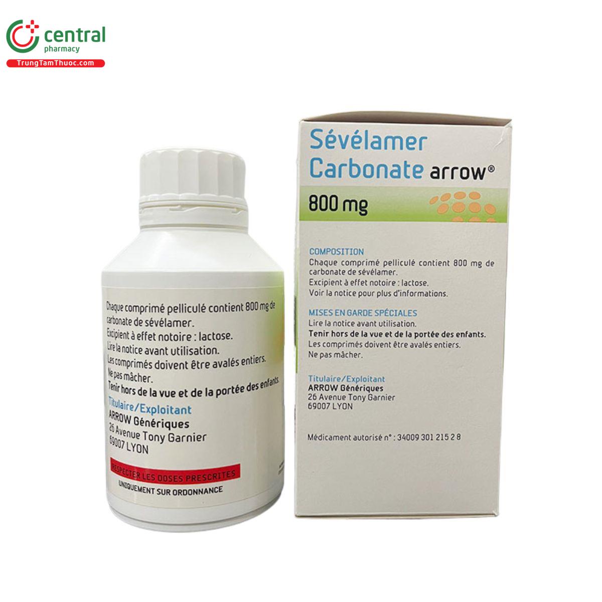 sevelamer carbonate arrow 800mg 3 V8678