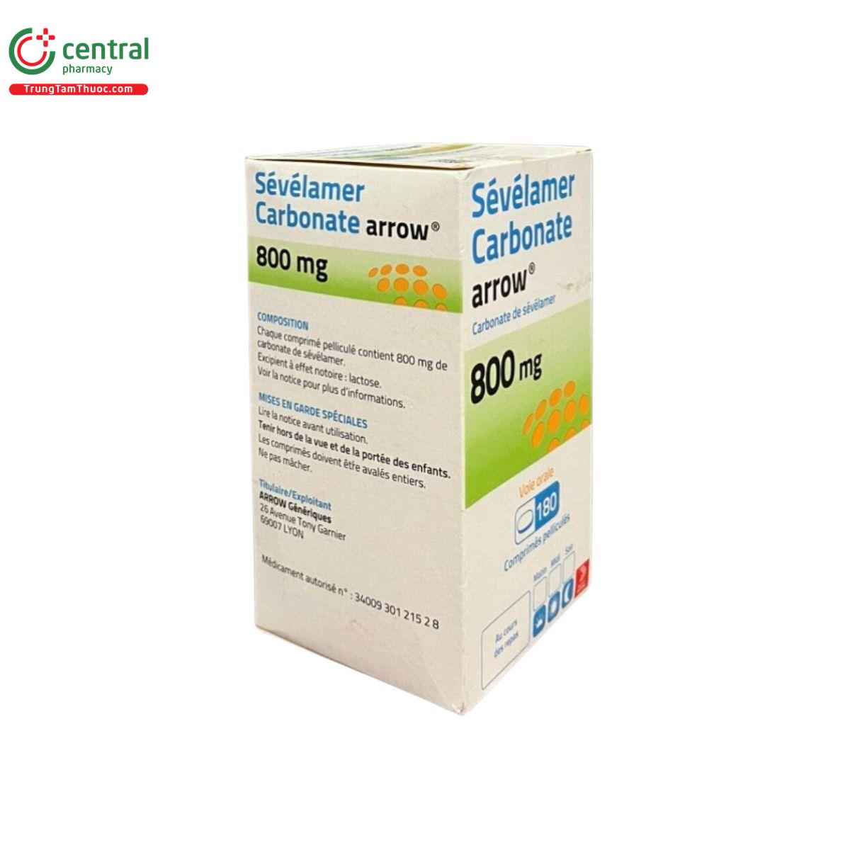 sevelamer carbonate arrow 800mg 9 J3534