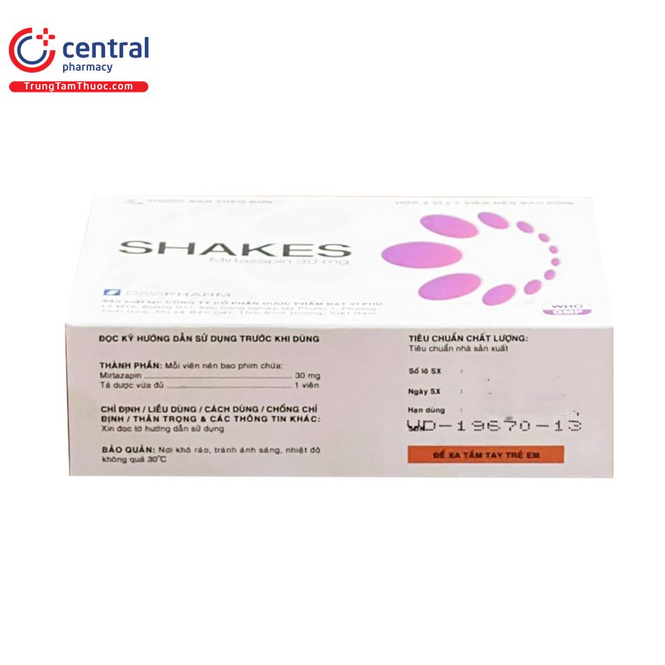 shakes 30 mg 3 U8437