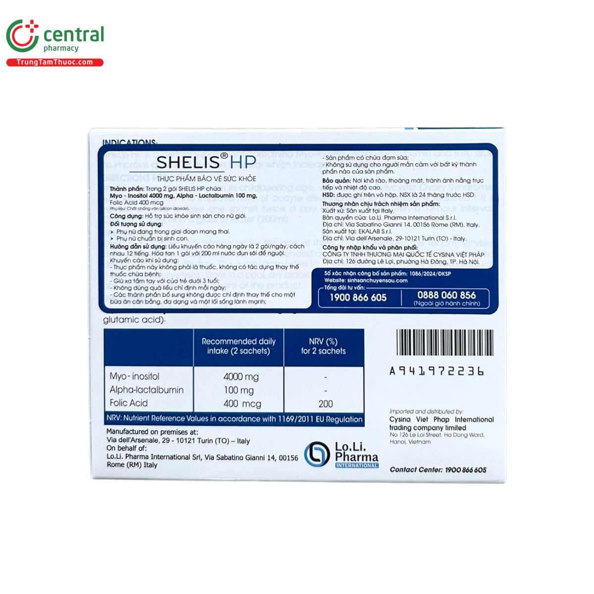 shelis hp 3 U8181