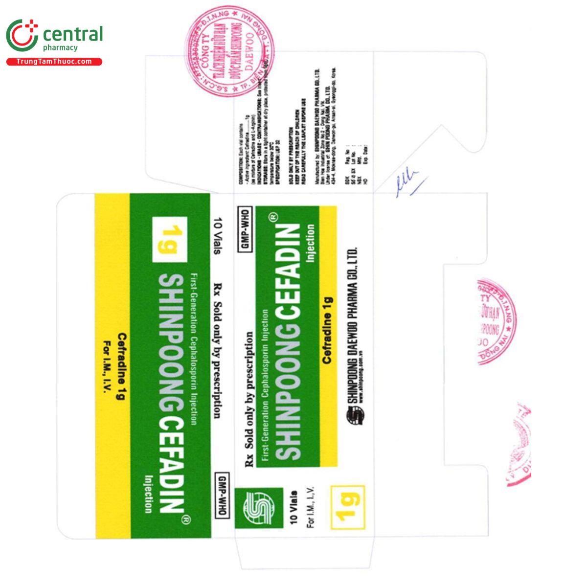 shinpoong cefadin 3 T8184 shinpoong cefadin 3 T8184