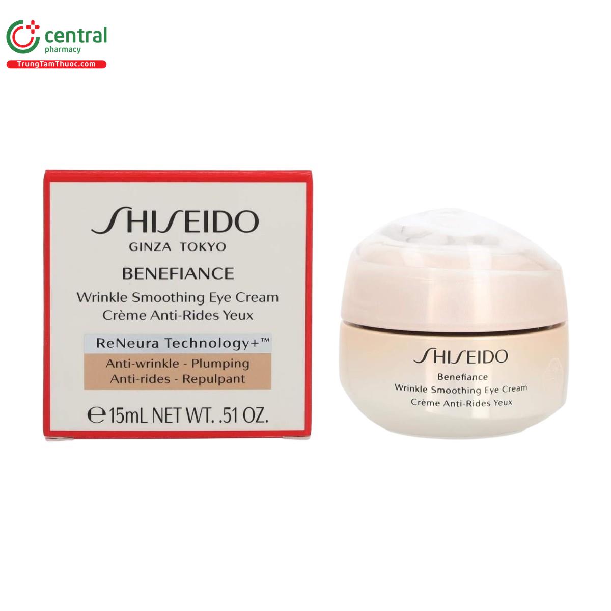 shiseido benefiance wrinkle smoothing eye cream 4 T8003 shiseido benefiance wrinkle smoothing eye cream 4 T8003