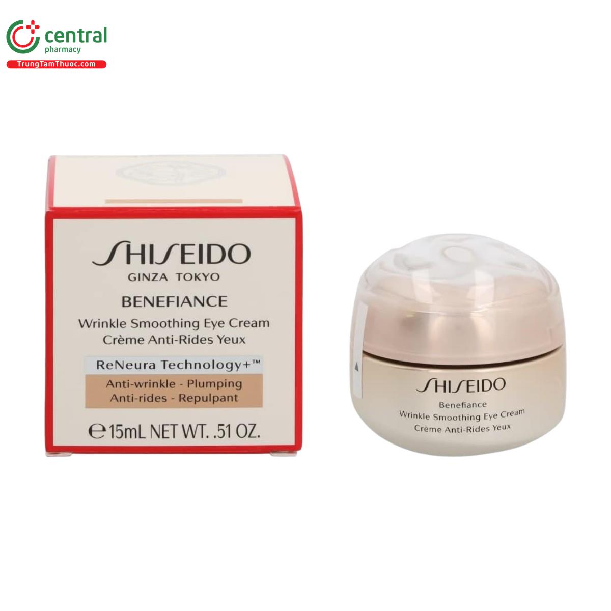 shiseido benefiance wrinkle smoothing eye cream 5 K4377 shiseido benefiance wrinkle smoothing eye cream 5 K4377