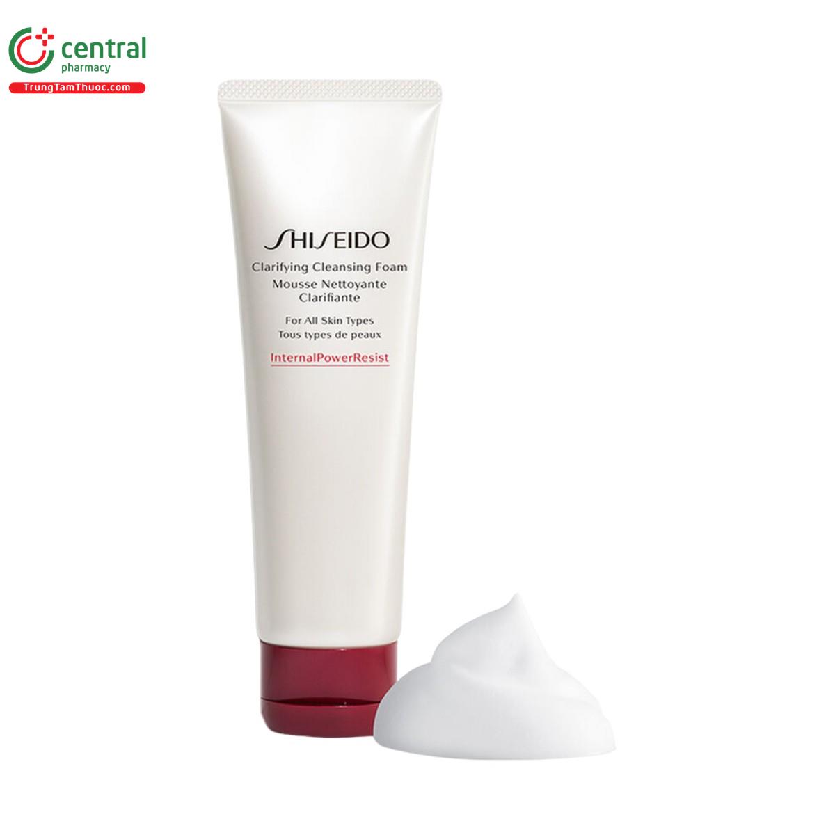 shiseido clarifying cleansing foam 5 V8618 shiseido clarifying cleansing foam 5 V8618