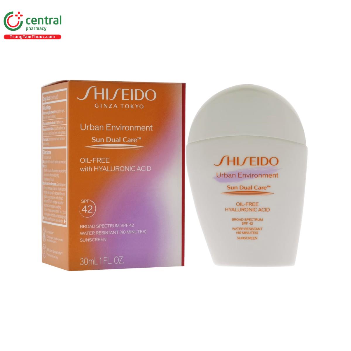 shiseido urban environment oil free sunscreen spf 42 3 A0634 shiseido urban environment oil free sunscreen spf 42 3 A0634