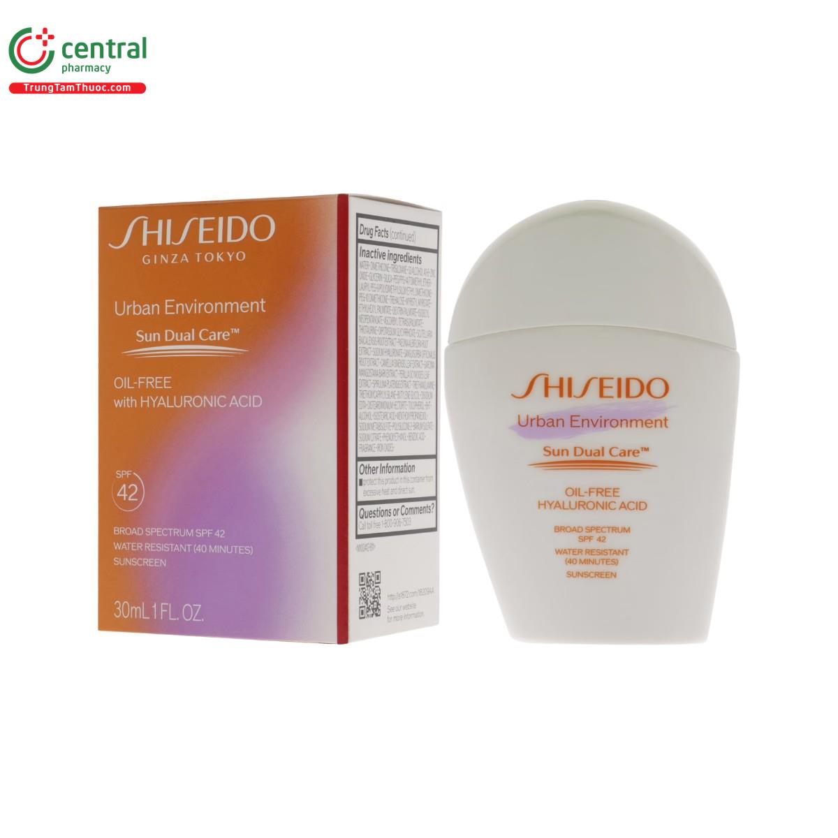 shiseido urban environment oil free sunscreen spf 42 4 G2361 shiseido urban environment oil free sunscreen spf 42 4 G2361