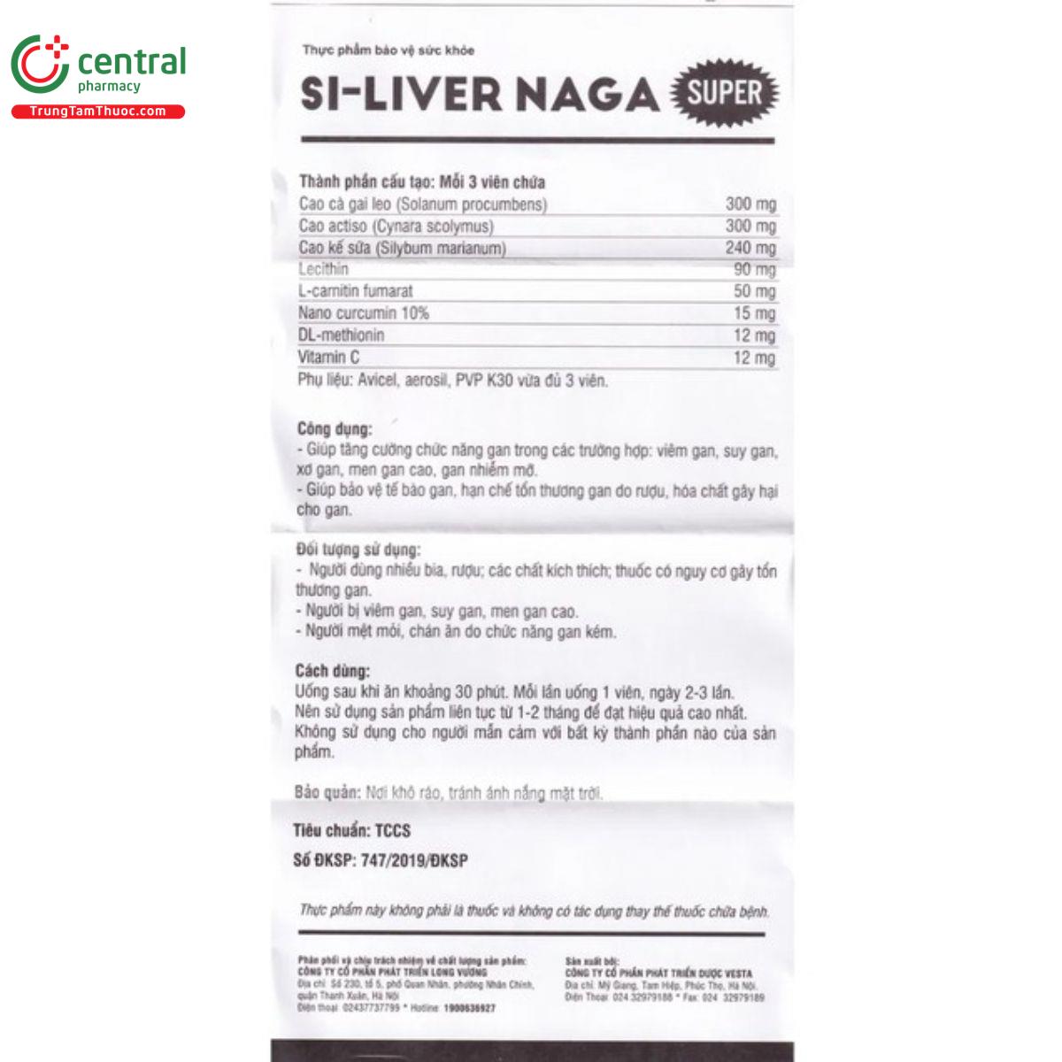 si liver naga super 7 H3026