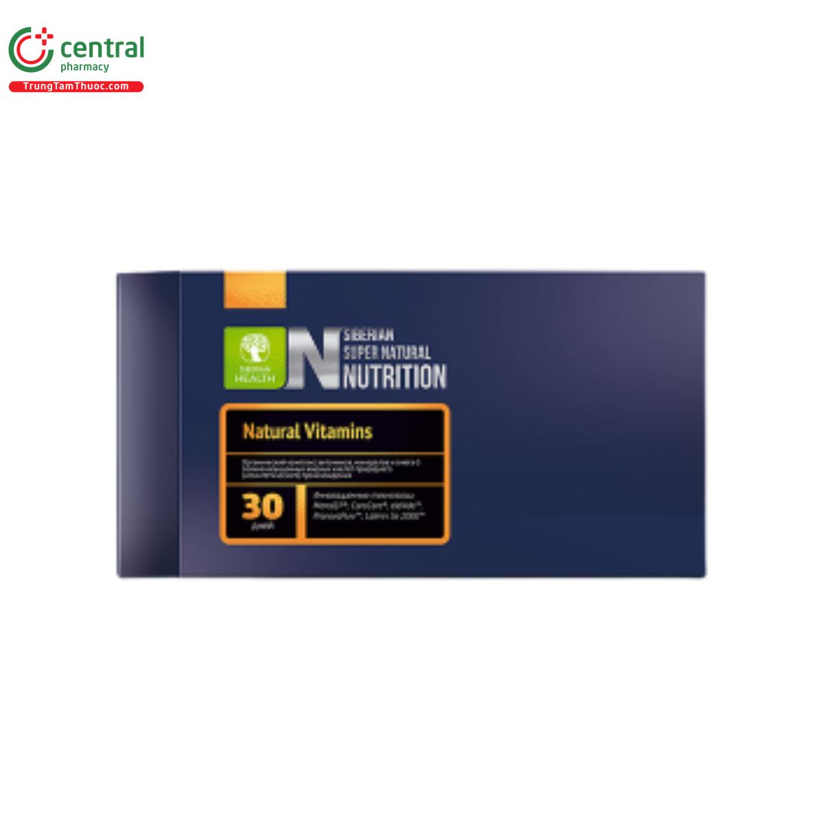 siberian super natural nutrition natural vitamins P6506