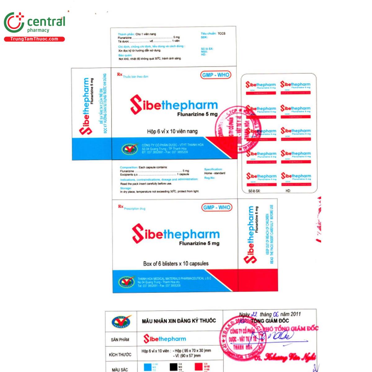 sibethepharm 5mg 4 A0776 sibethepharm 5mg 4 A0776