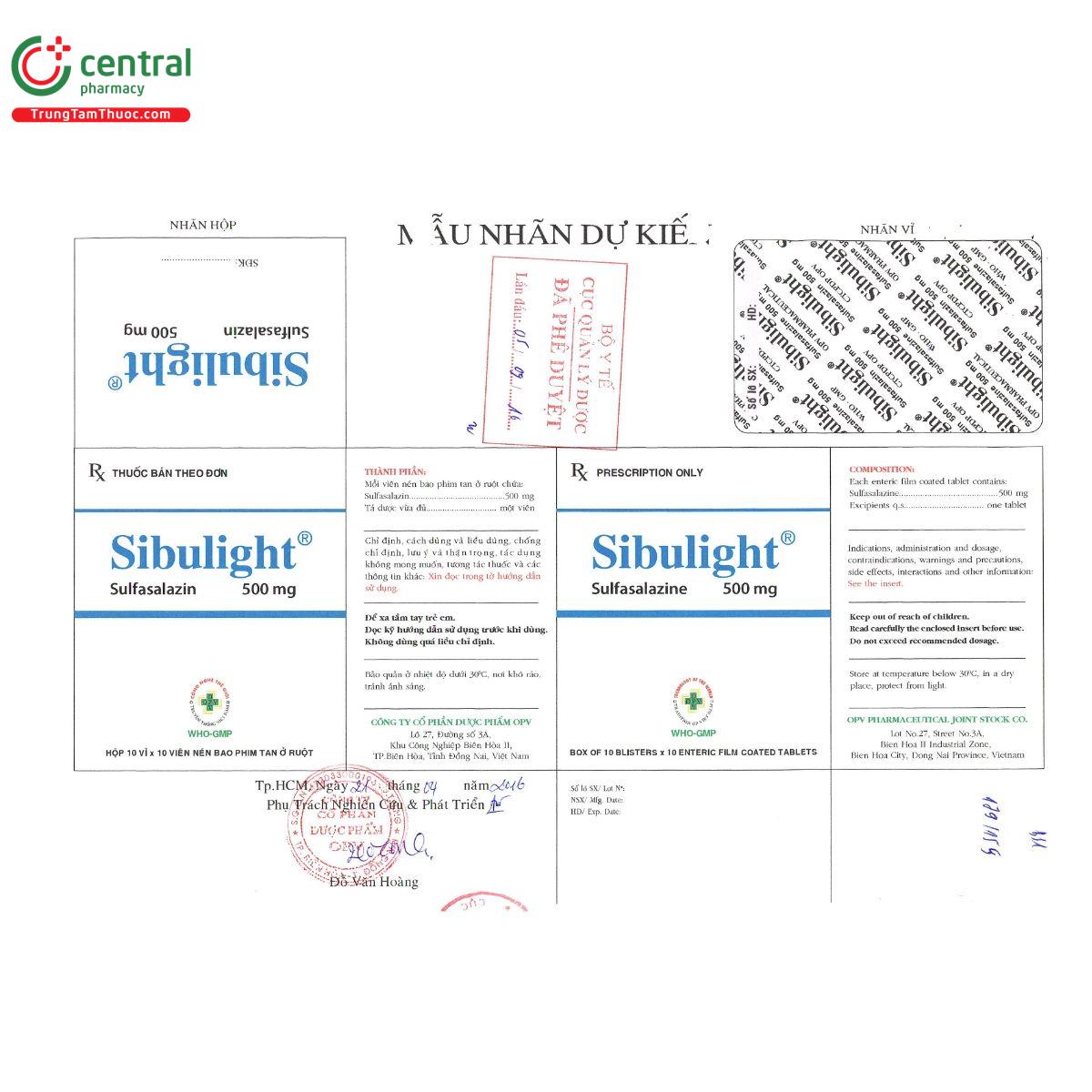 sibulight 500mg 2 B0875 sibulight 500mg 2 B0875