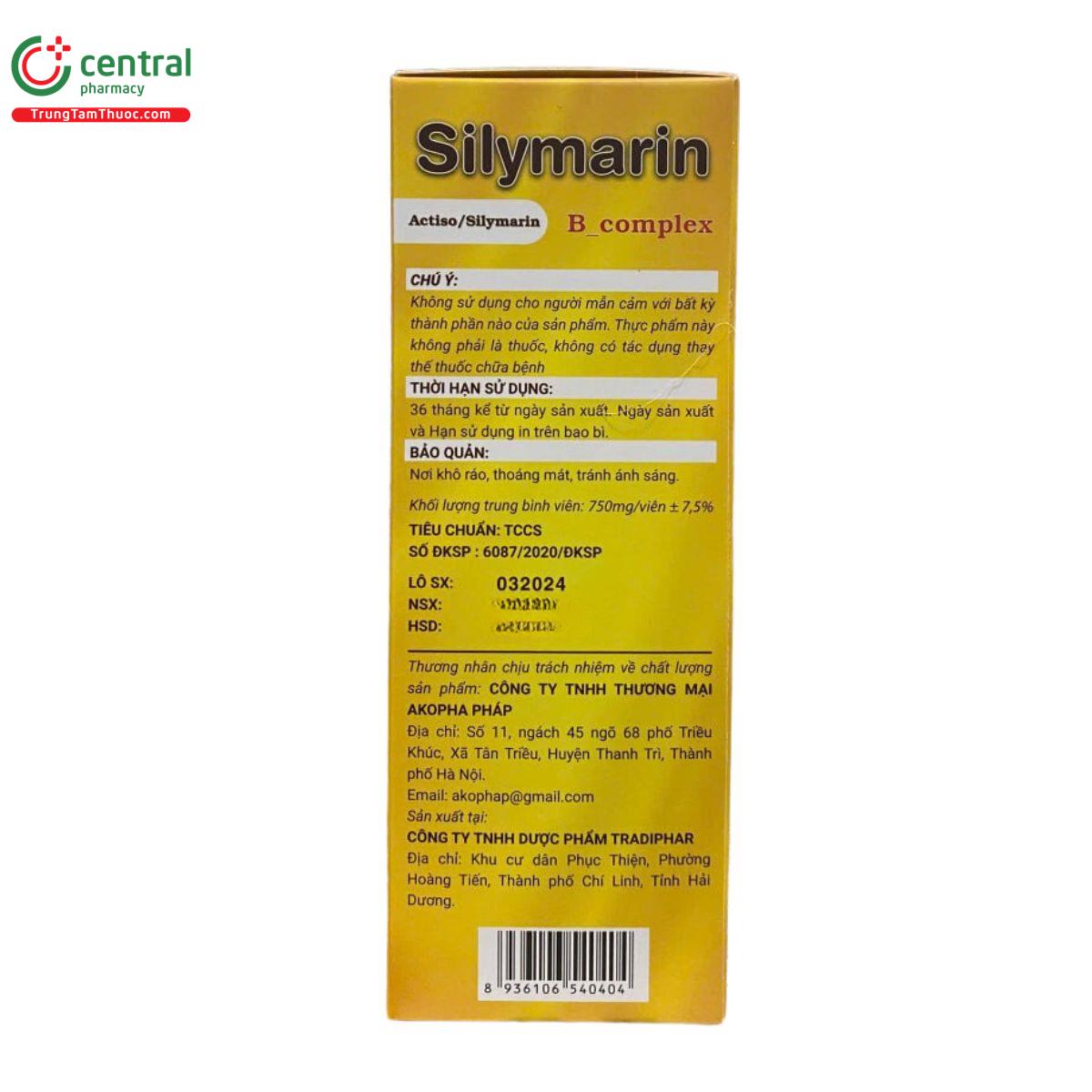 silymarin b complex tradiphar 2 E1362