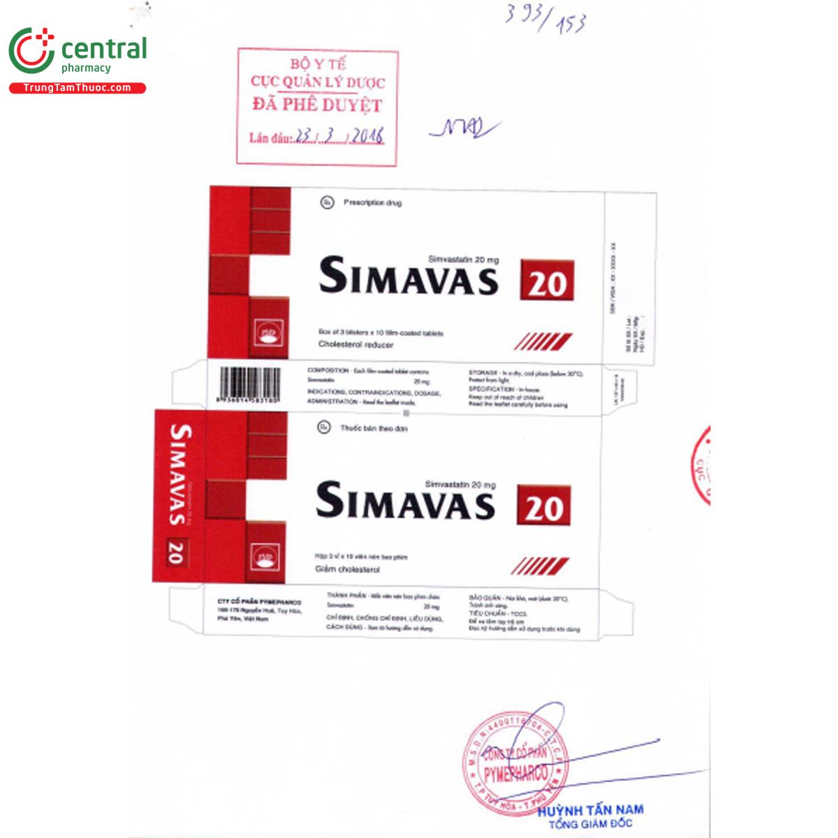 simavas 20mg 3 D1001 simavas 20mg 3 D1001