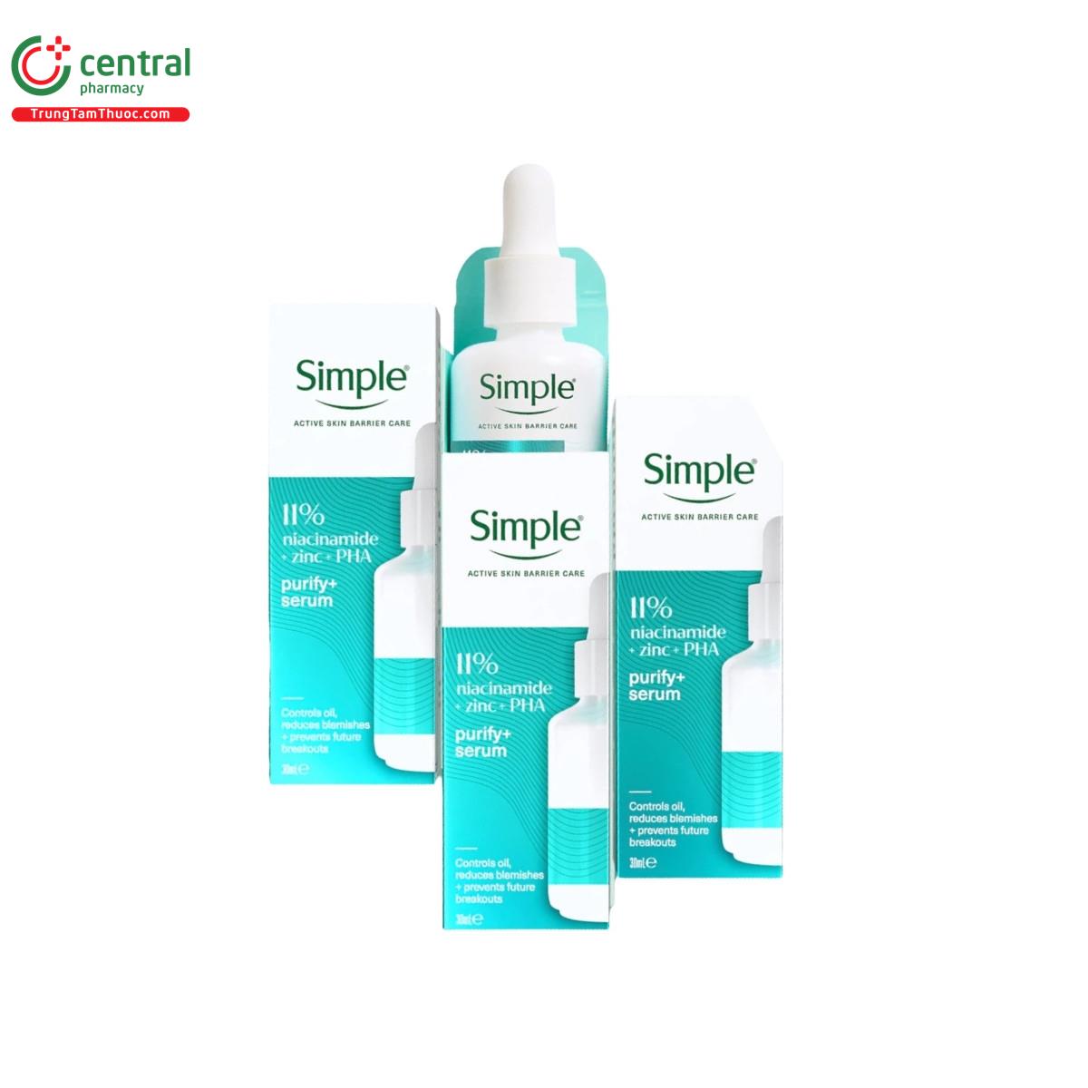 simple 11 niacinamide zinc pha purify serum 2 B0876