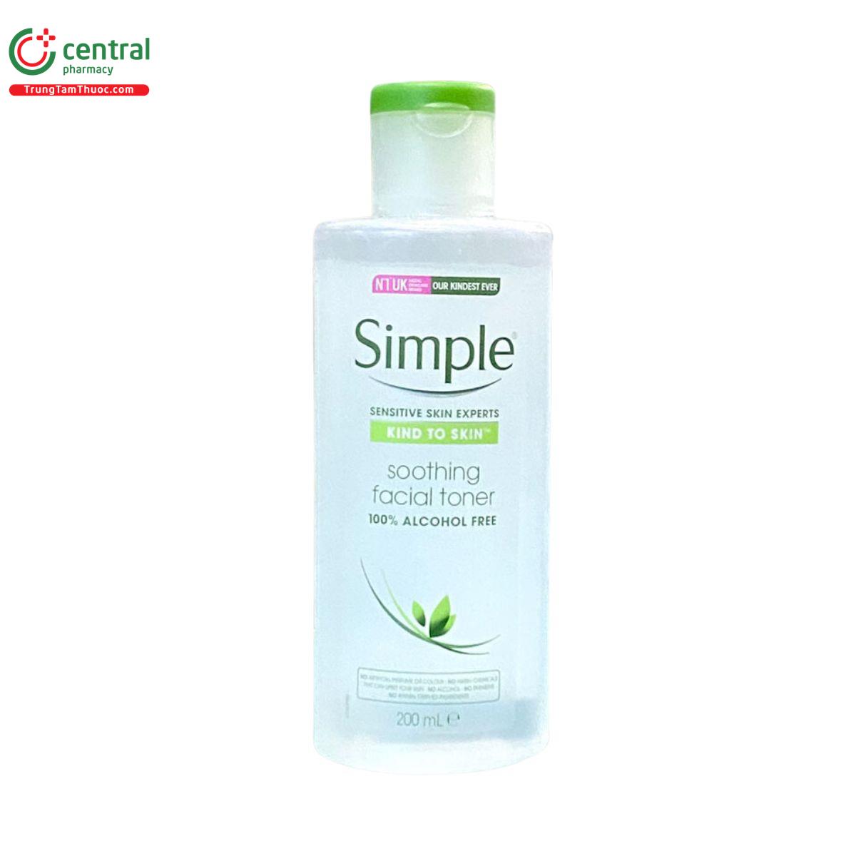 simple kind to skin soothing facial toner 1 S7832