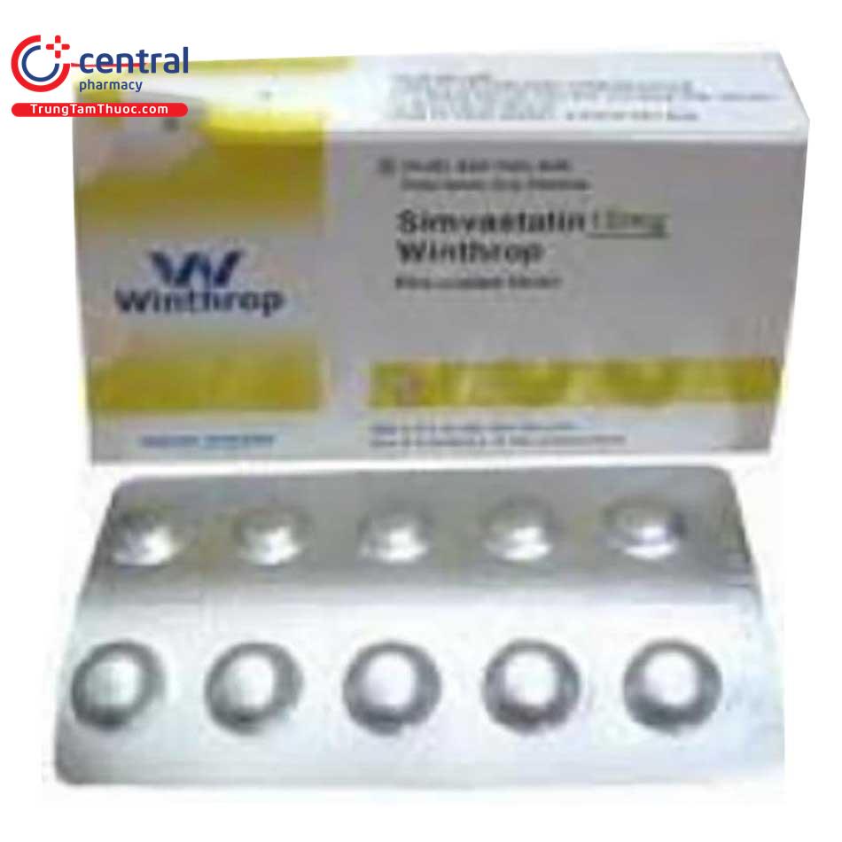 simvastatin 10mg winthrop 1 A0455