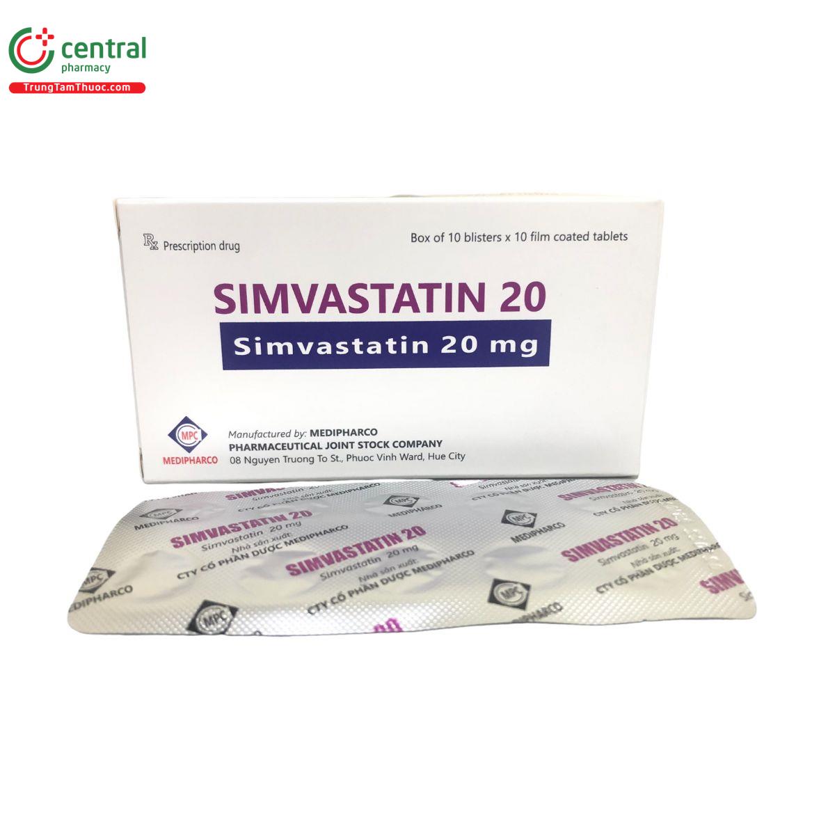 simvastatin 20 medipharco 1 H3742