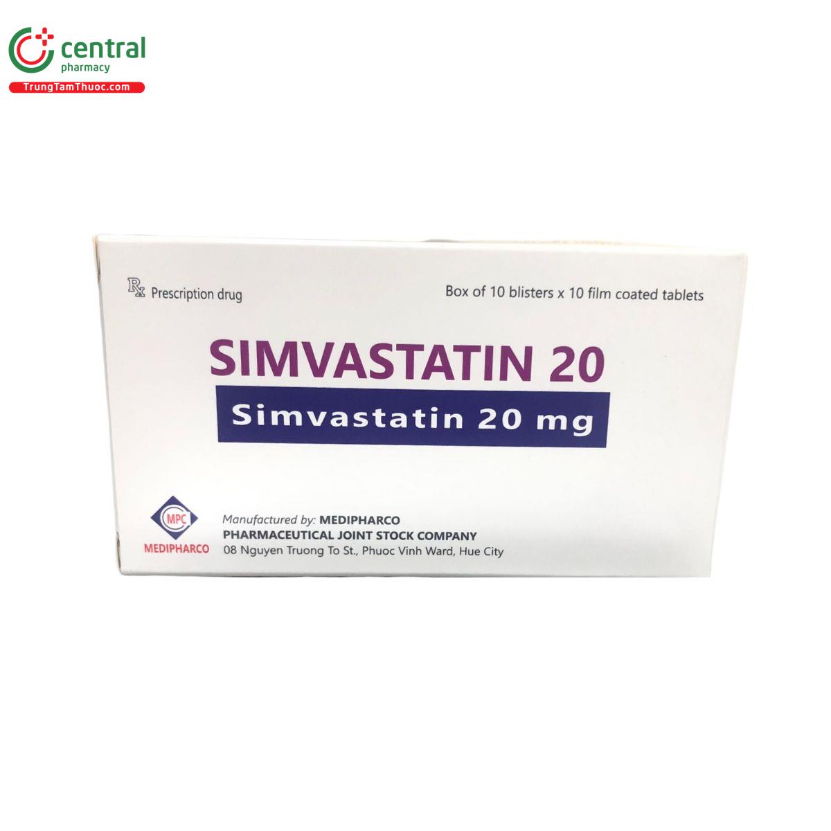 simvastatin 20 medipharco 2 G2764