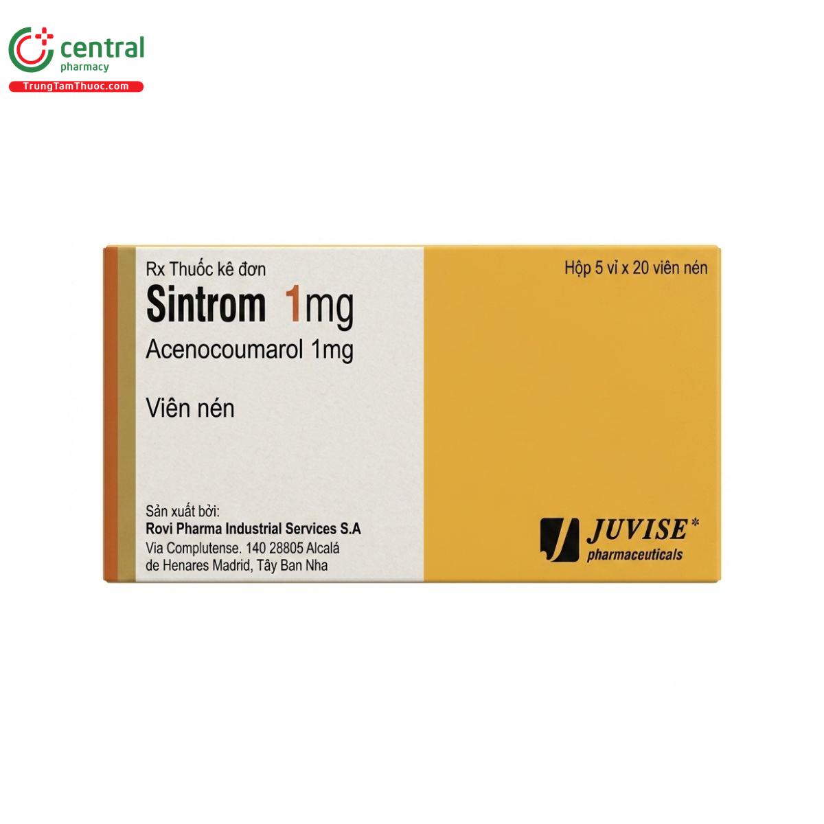 sintrom 1mg 1 N5202 sintrom 1mg 1 N5202