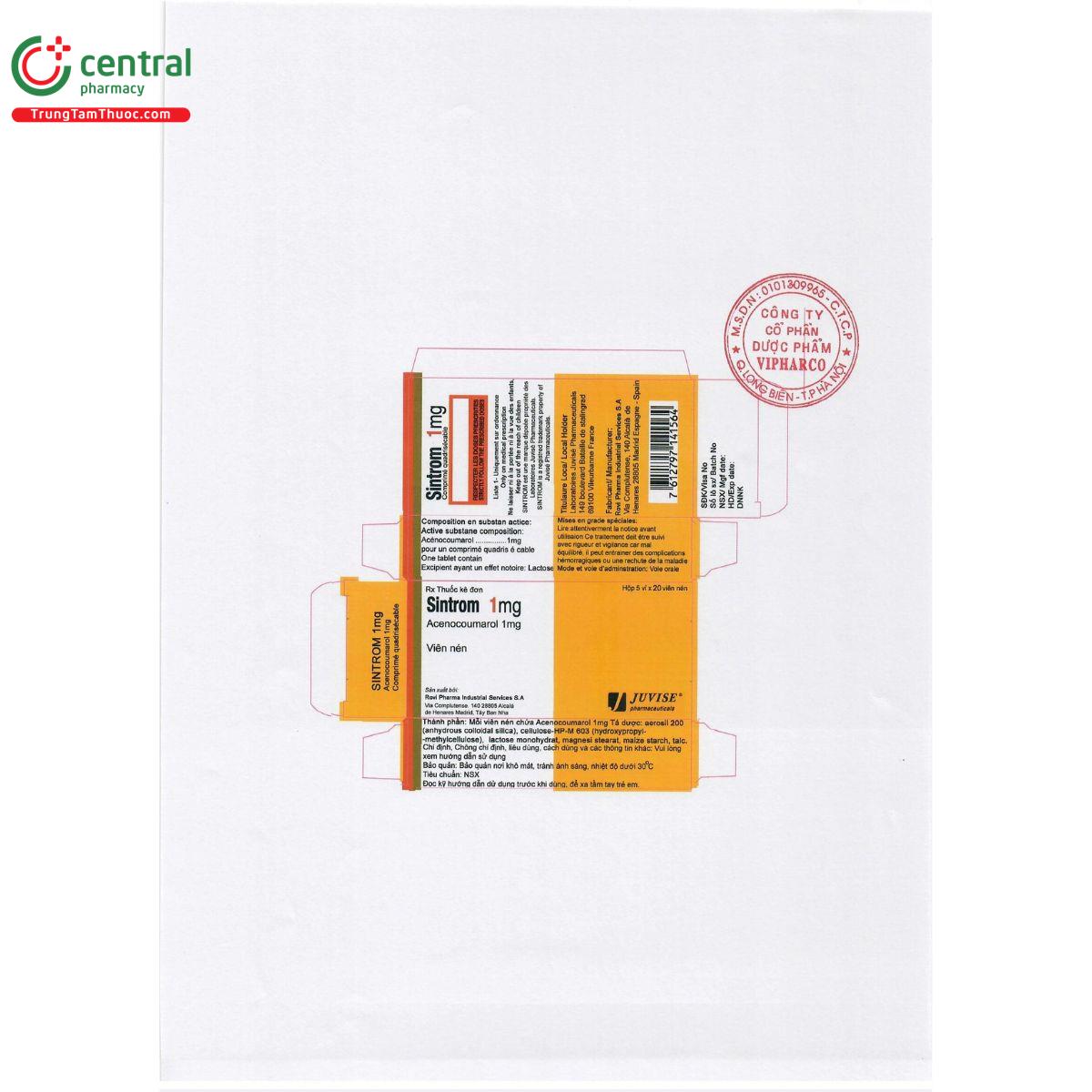sintrom 1mg 2 N5366 sintrom 1mg 2 N5366