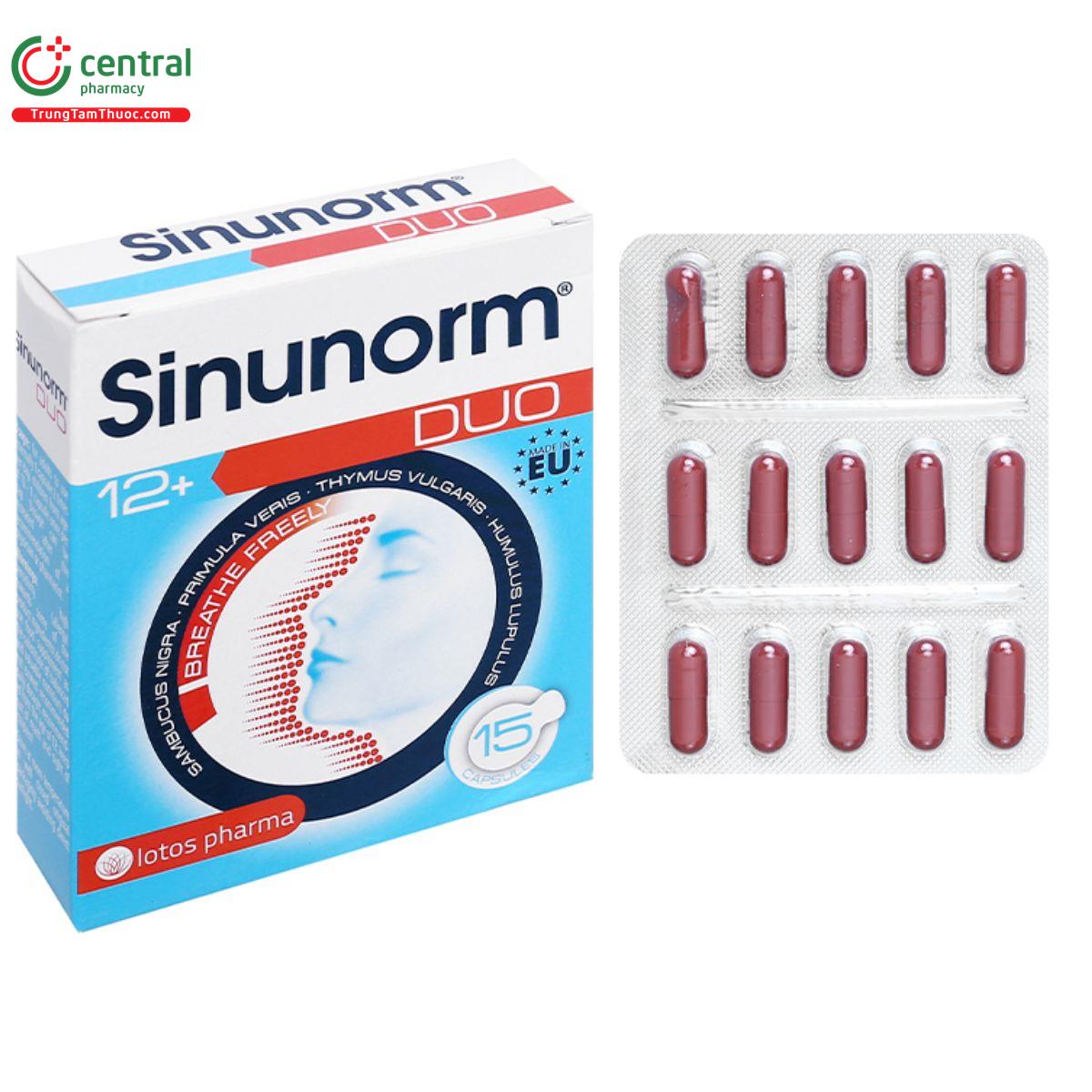 Sinunorm Inhalators Thuốc Sinunorm Duo - Giúp tăng cường sức đề kháng, bảo vệ hệ hô hấp