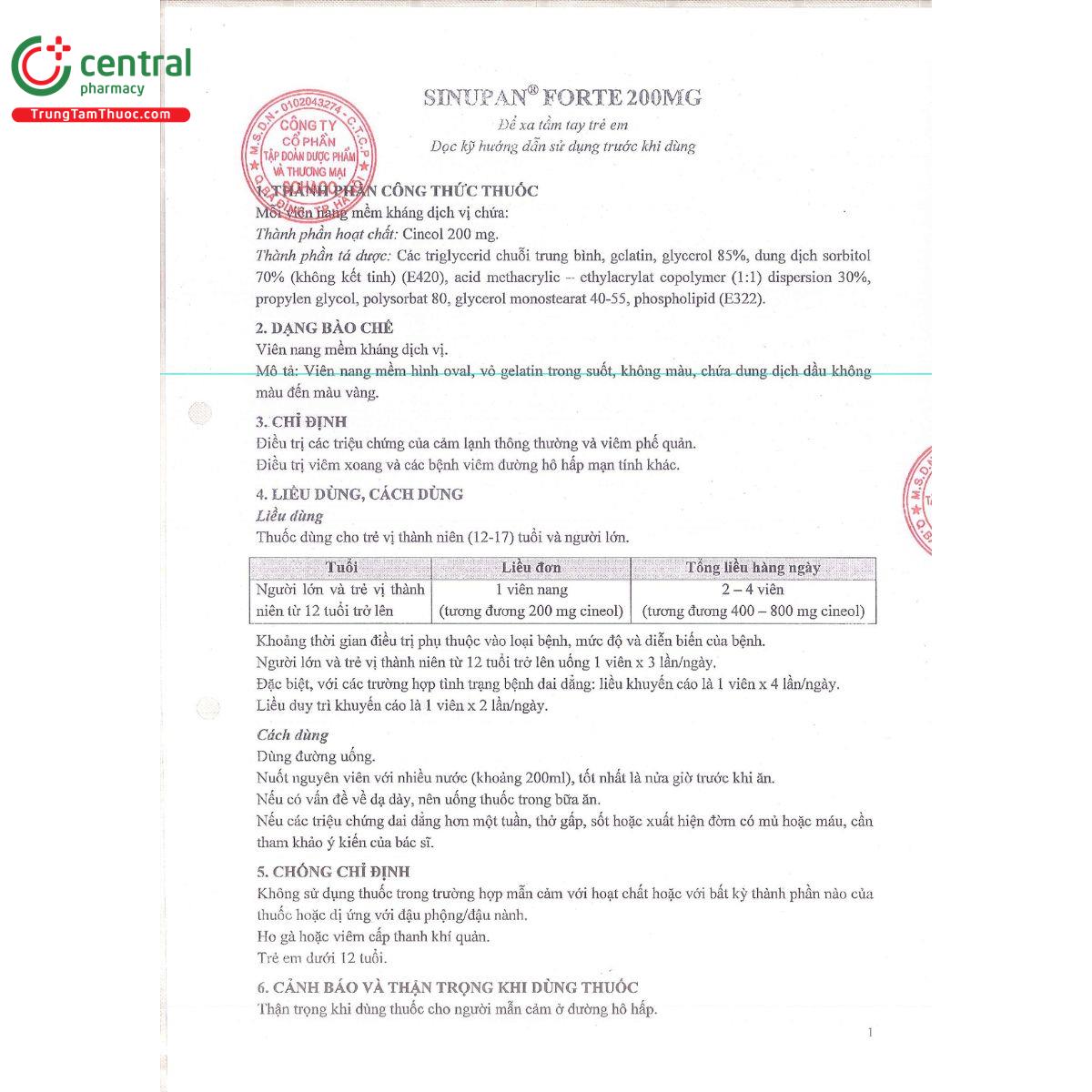 sinupan forte 200mg 3 I3278 sinupan forte 200mg 3 I3278
