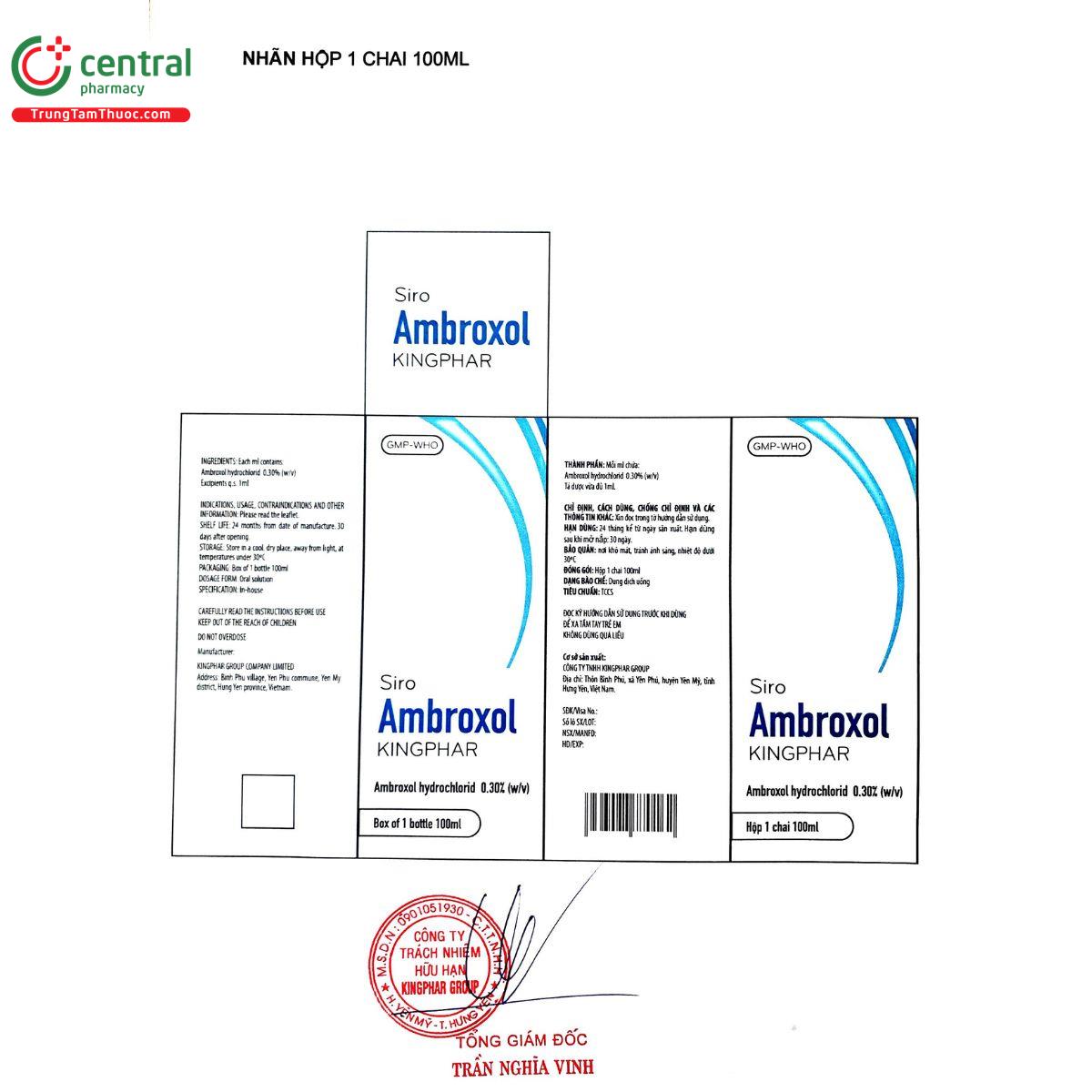 siro ambroxol kingphar 0 3 A0051 siro ambroxol kingphar 0 3 A0051