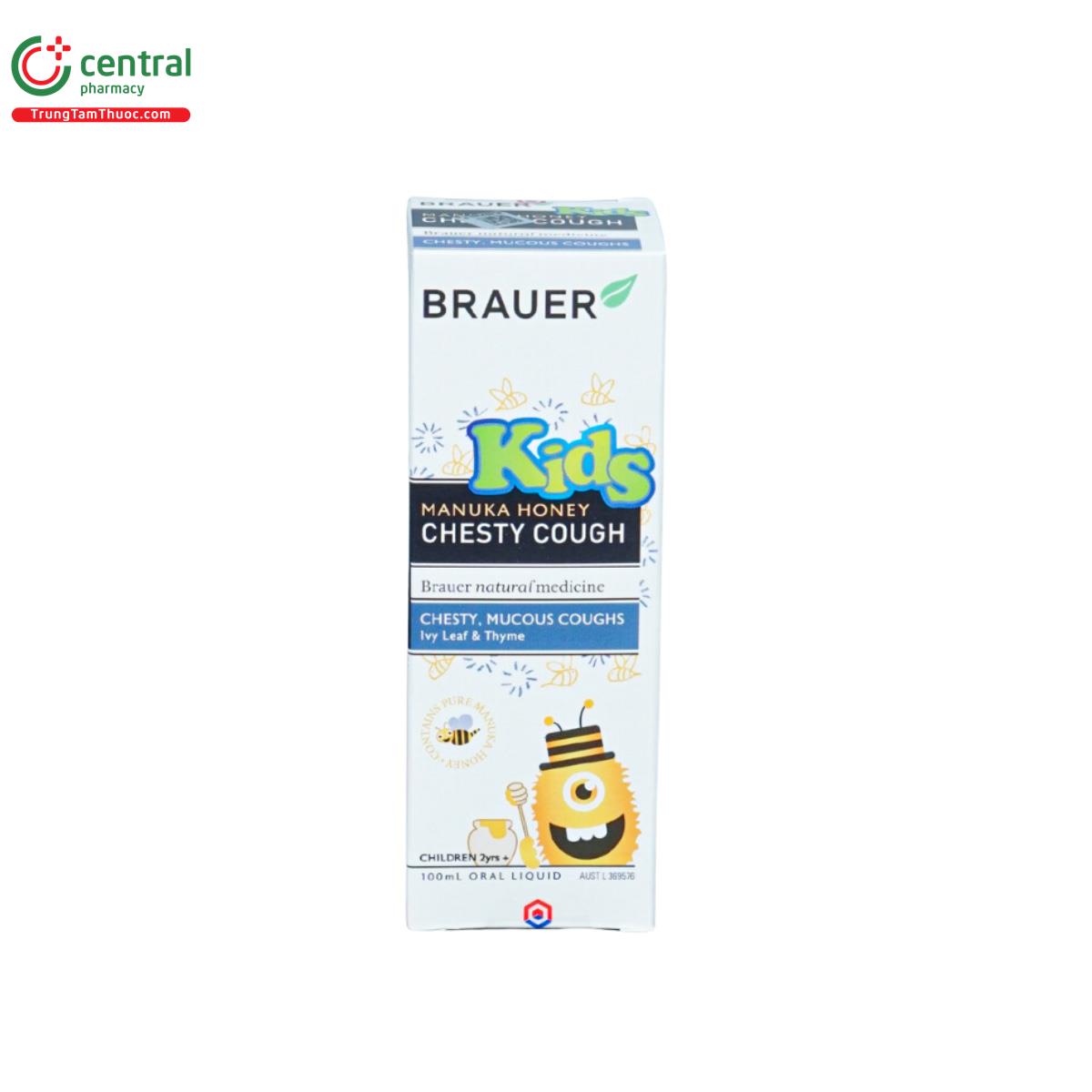 Siro Brauer Kids Manuka Honey Chesty Cough 100ml