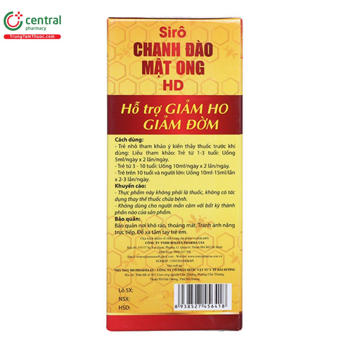 siro chanh dao mat ong hd 100ml 5 V8827