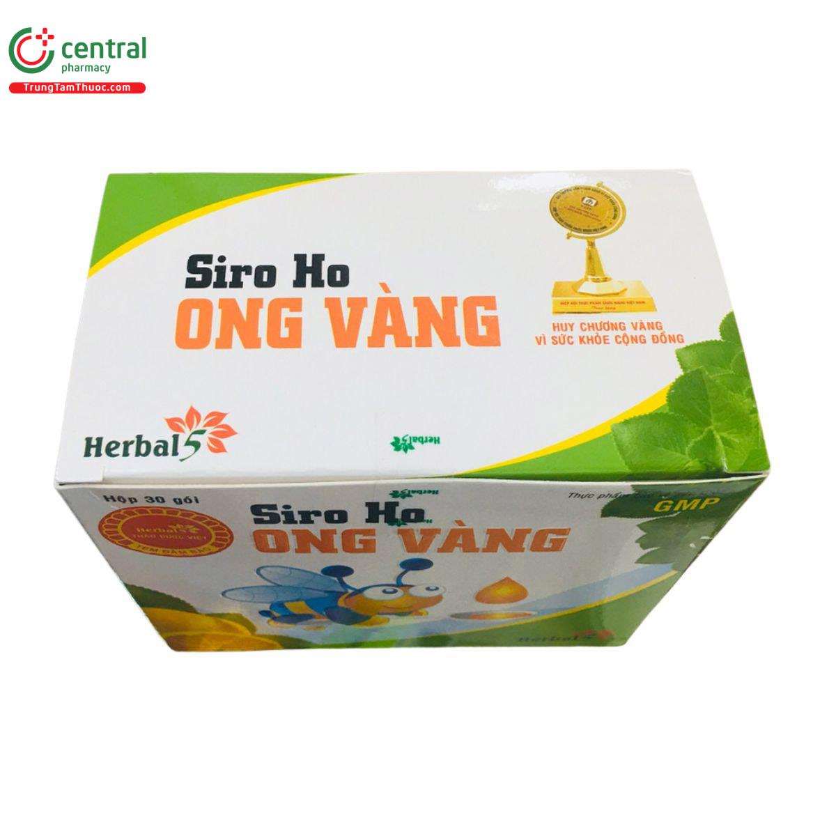 siro ho ong vang herbal 5 goi 14 H2528