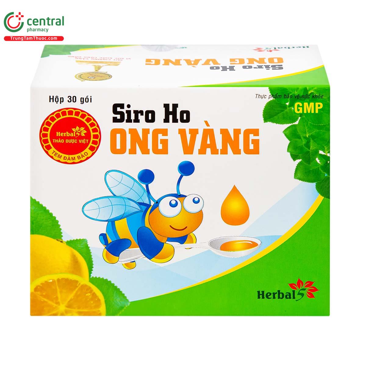 siro ho ong vang herbal 5 goi 2 G2147