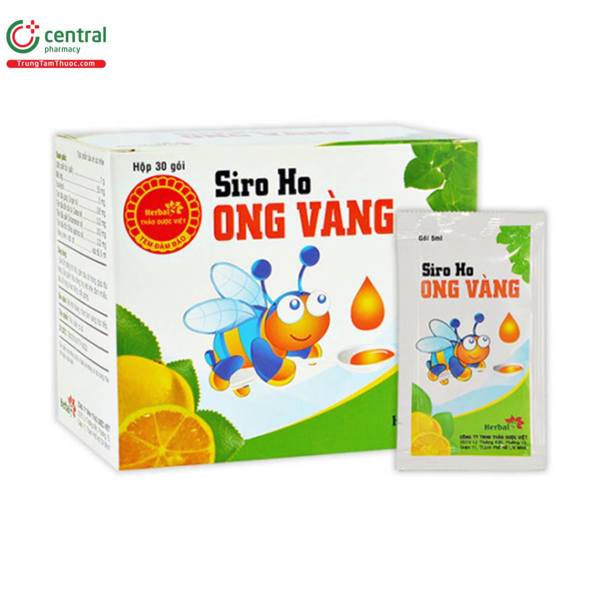 siro ho ong vang herbal 5 goi 3 T7422