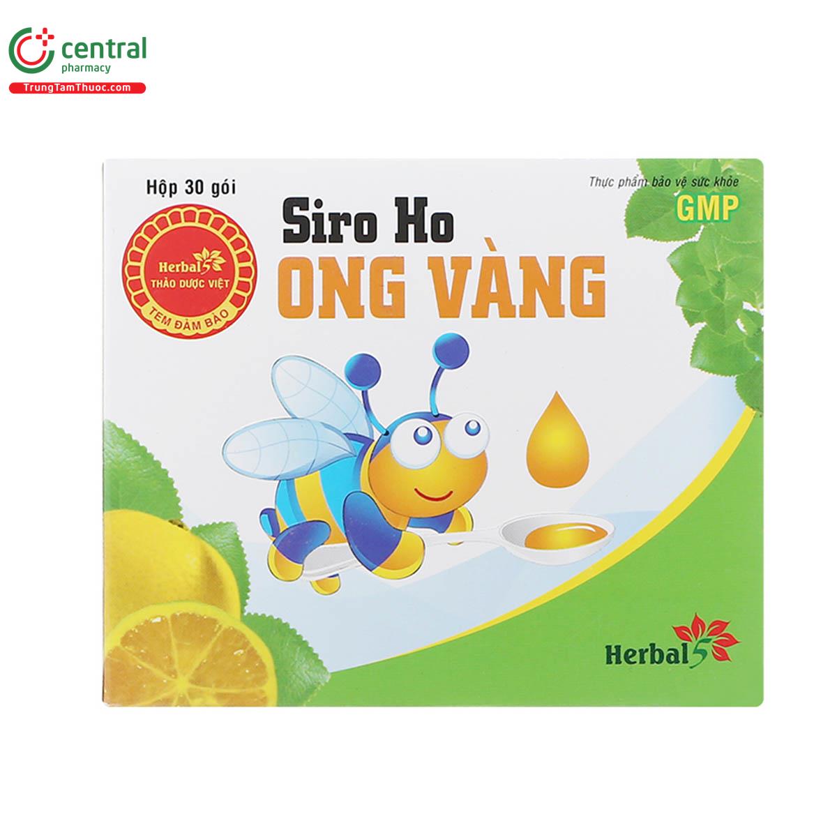 siro ho ong vang herbal 5 goi 4 H3544