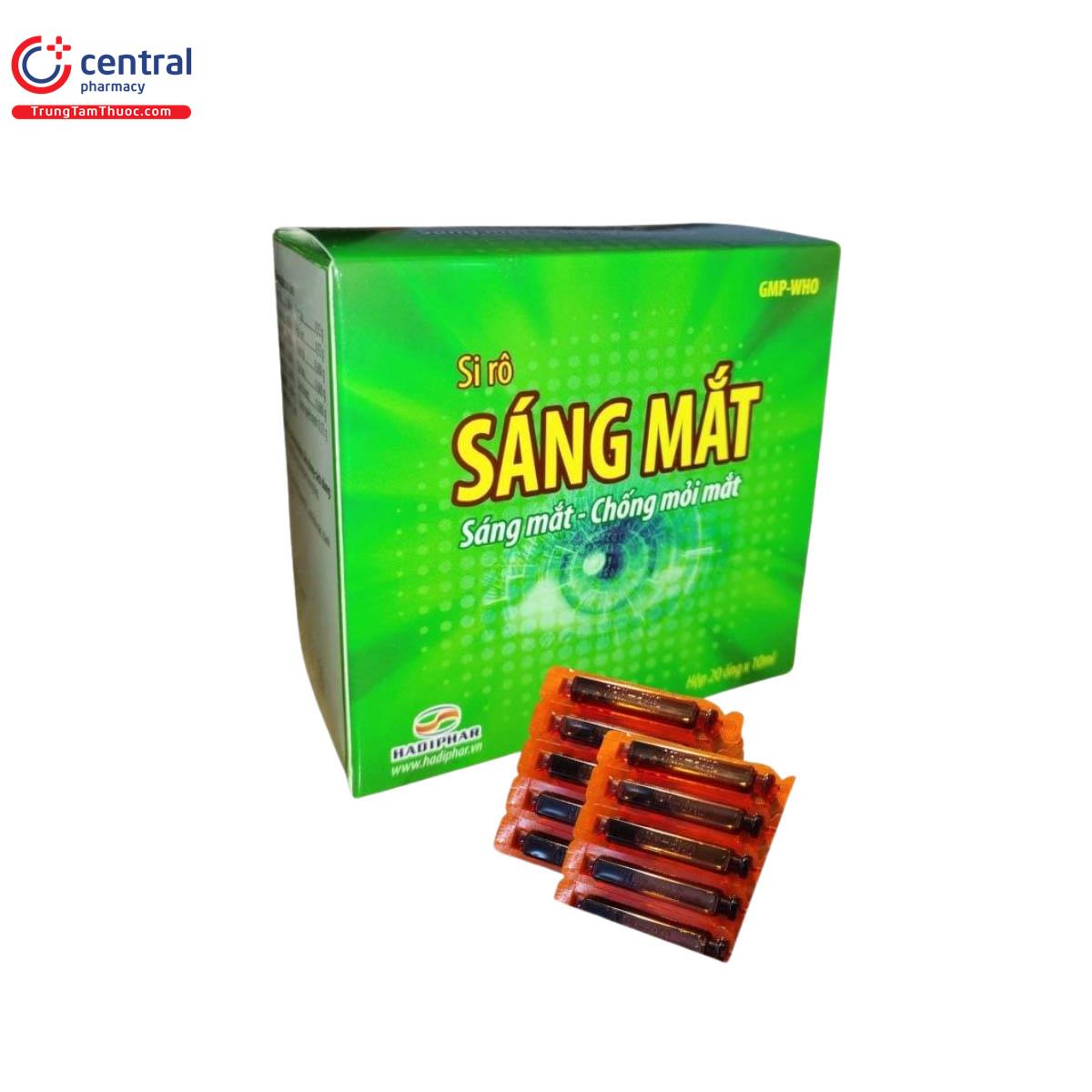 Siro Sáng mắt Hadiphar (Hộp 20 ống x10ml)