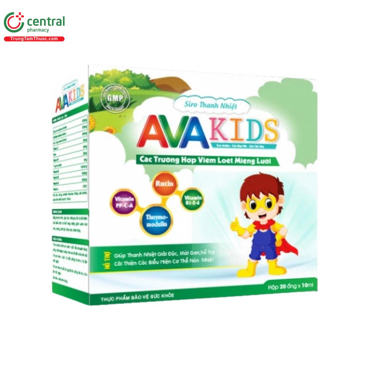 siro thanh nhiet ava kids 4 S7462 siro thanh nhiet ava kids 4 S7462