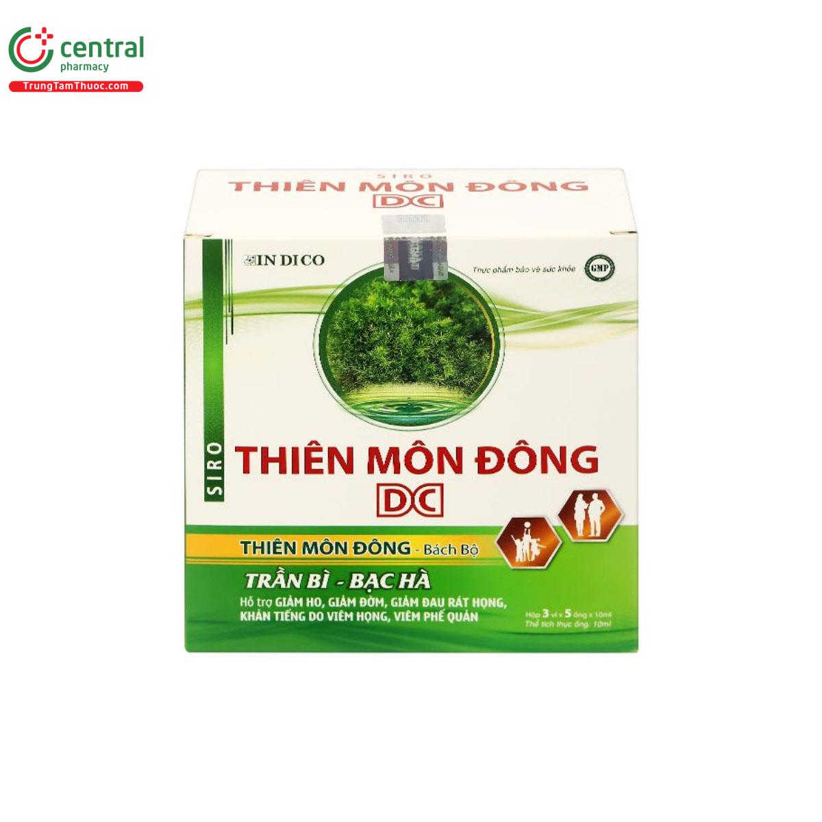 Siro Thiên Môn Đông DC ống 10ml