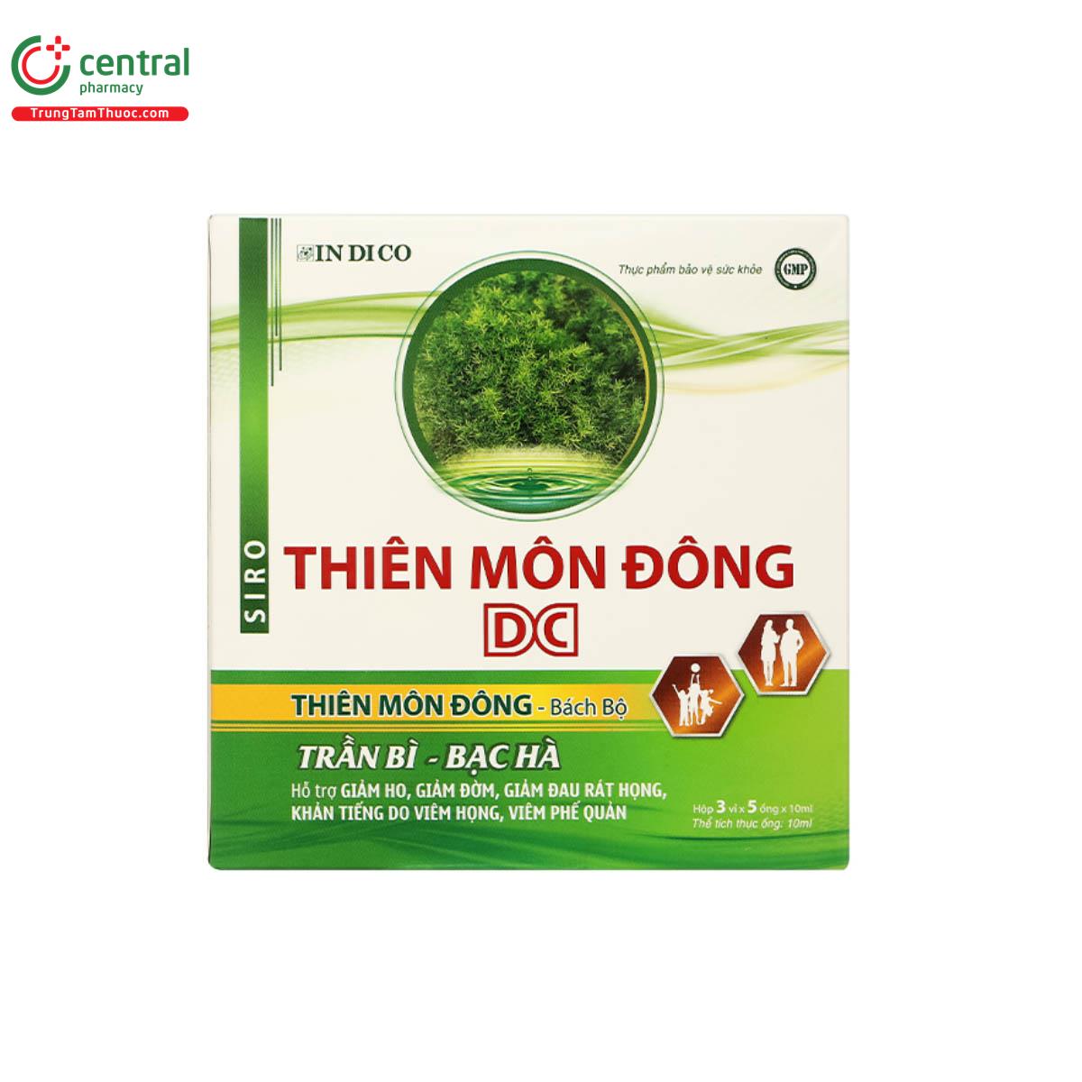 Siro Thiên Môn Đông DC ống 10ml