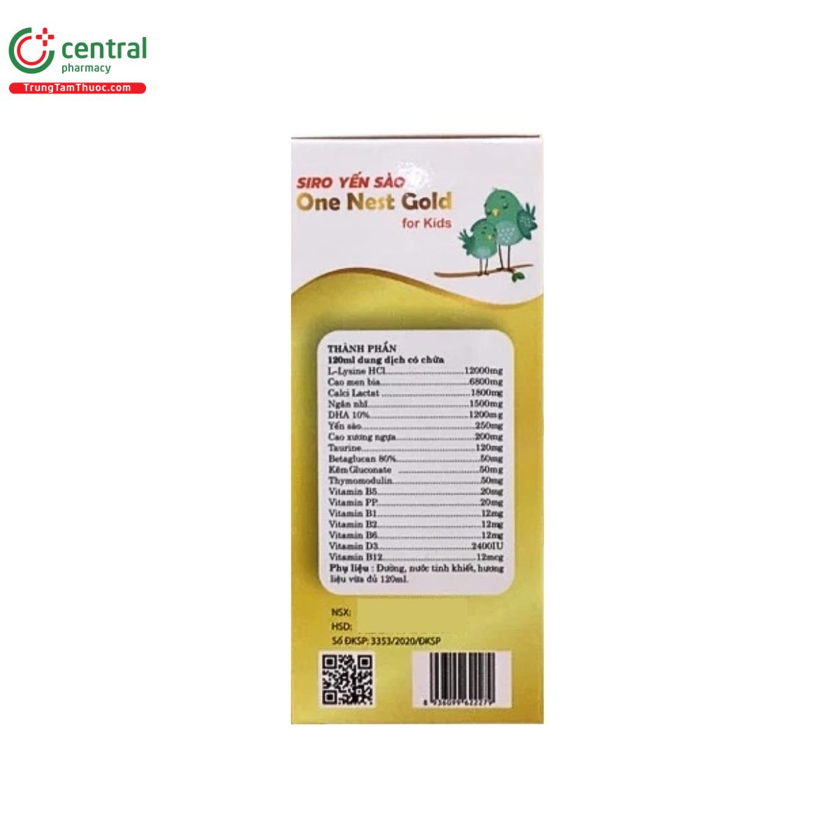 siro yen sao one nest gold for kids 6 E1168