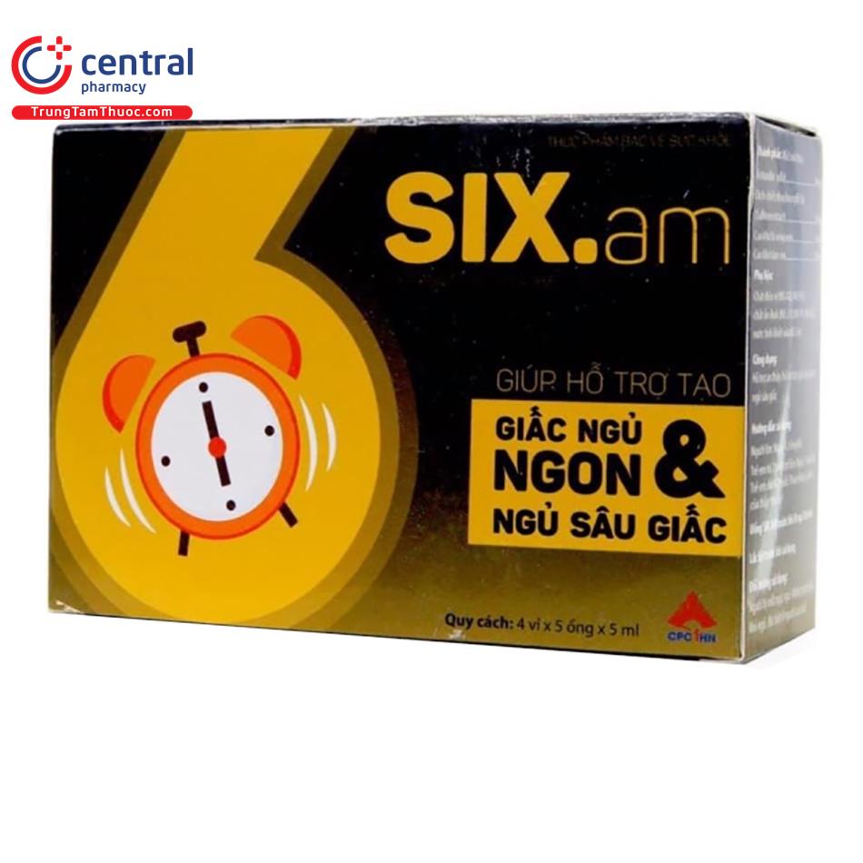 [CHÍNH HÃNG] Thuốc SIX.am hỗ trợ ngủ sâu và ngon hơn