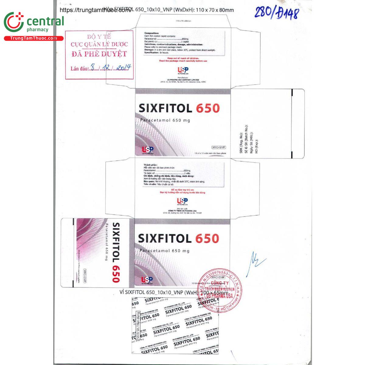 sixfitol 650 4 V8547 sixfitol 650 4 V8547