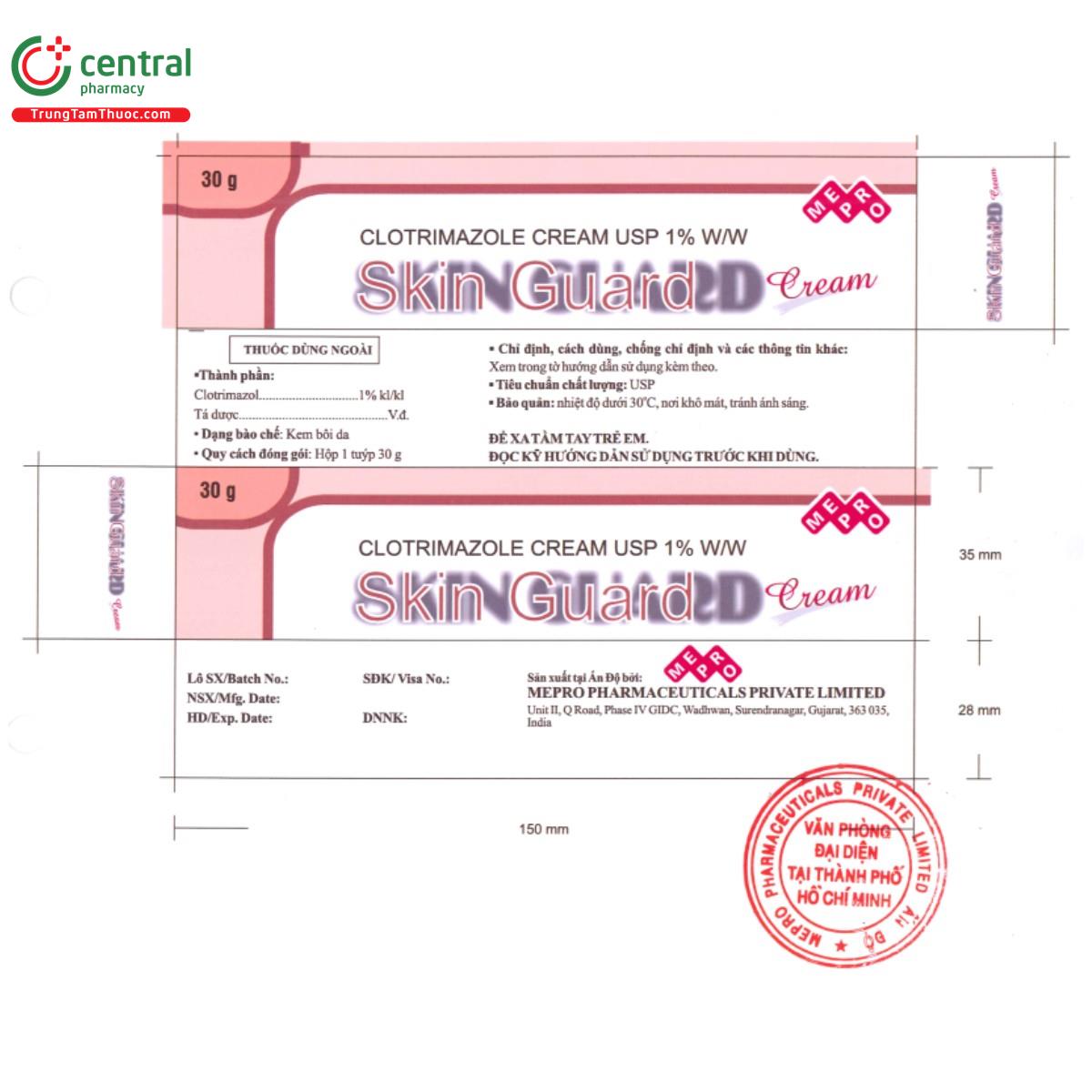 skin guard 1 3 E1504