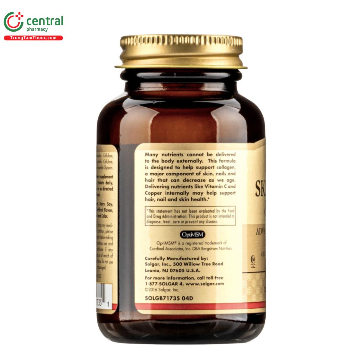 skin nails and hair advanced msm formula 2 K4365