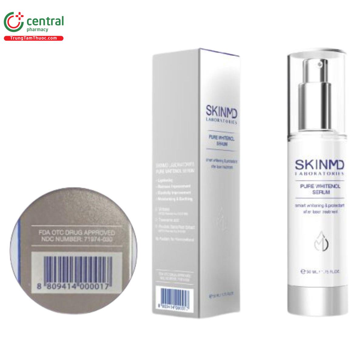 skinmd pure whitenol serum 50ml 2 F2866