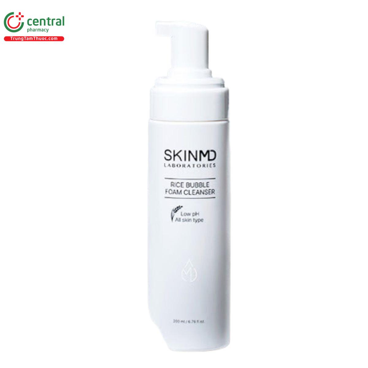 skinmd rice bubble foam cleanser 200ml 1 L4807