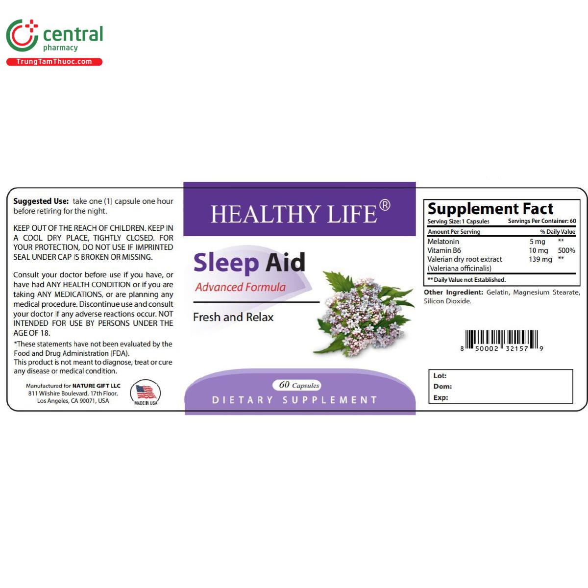 sleep aid 3 L4466