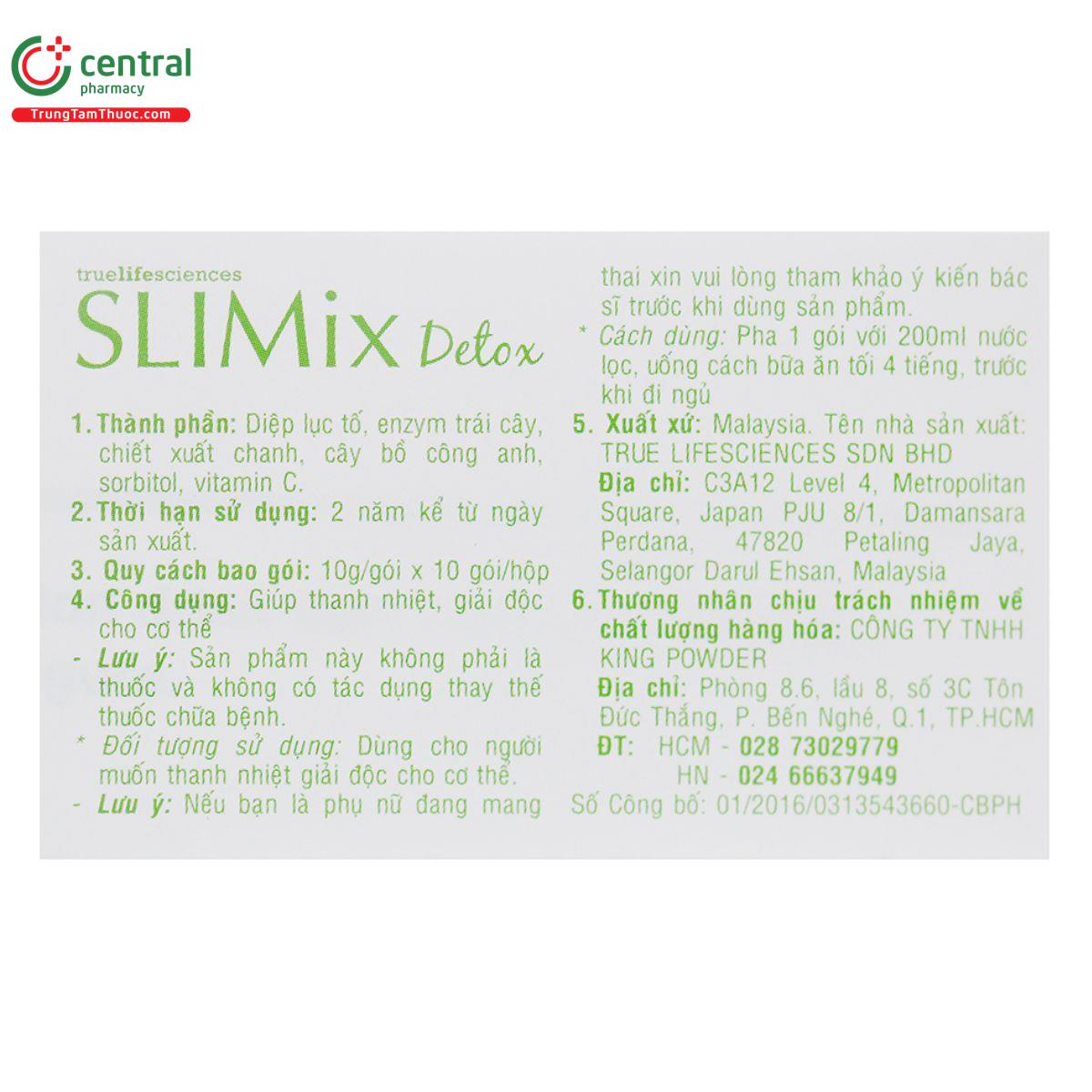 slimix detox 4 N5020