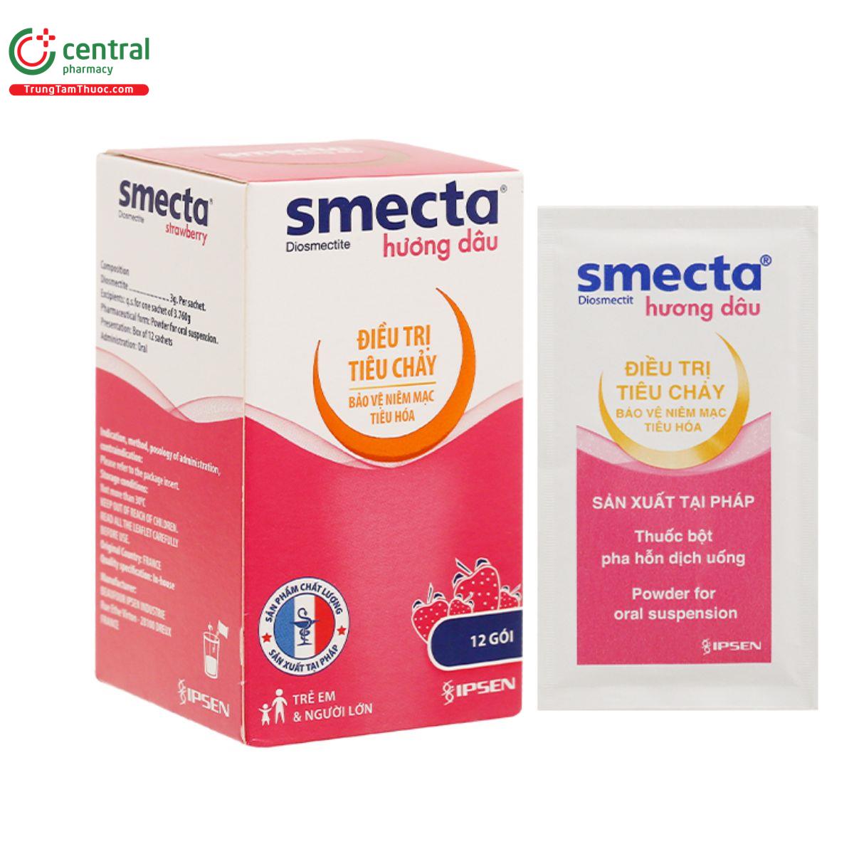 LIỀU DÙNG SMECTA CHO TRẺ 2 TUỔI