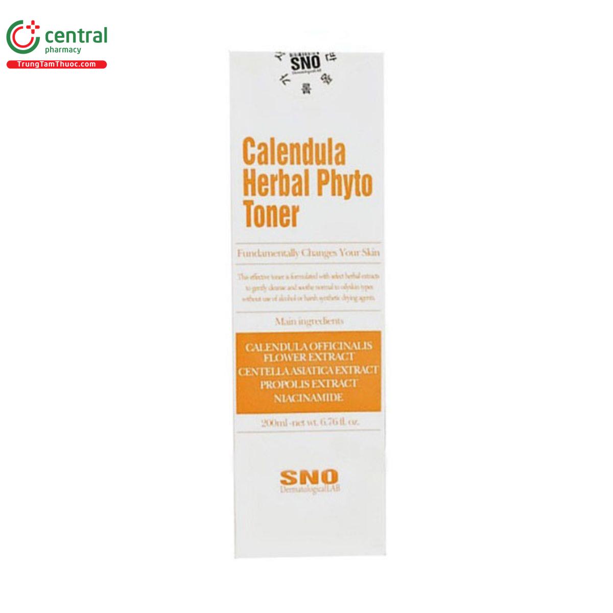 sno calendula herbal phyto toner 3 V8860