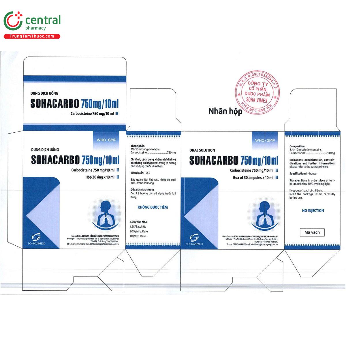 sohacarbo 750 mg 10 ml 2 F2538 sohacarbo 750 mg 10 ml 2 F2538