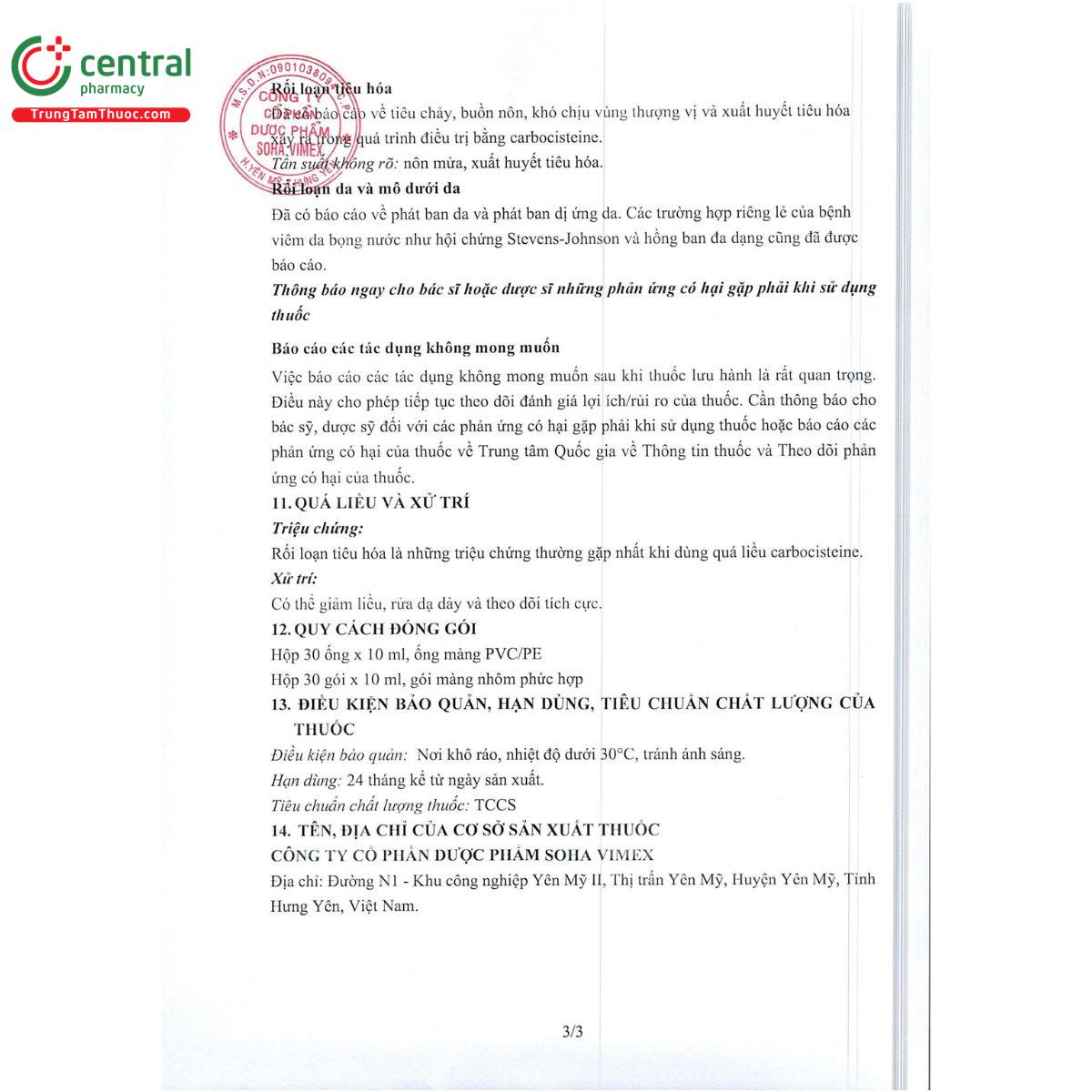 sohacarbo 750 mg 10 ml 6 N5813 sohacarbo 750 mg 10 ml 6 N5813